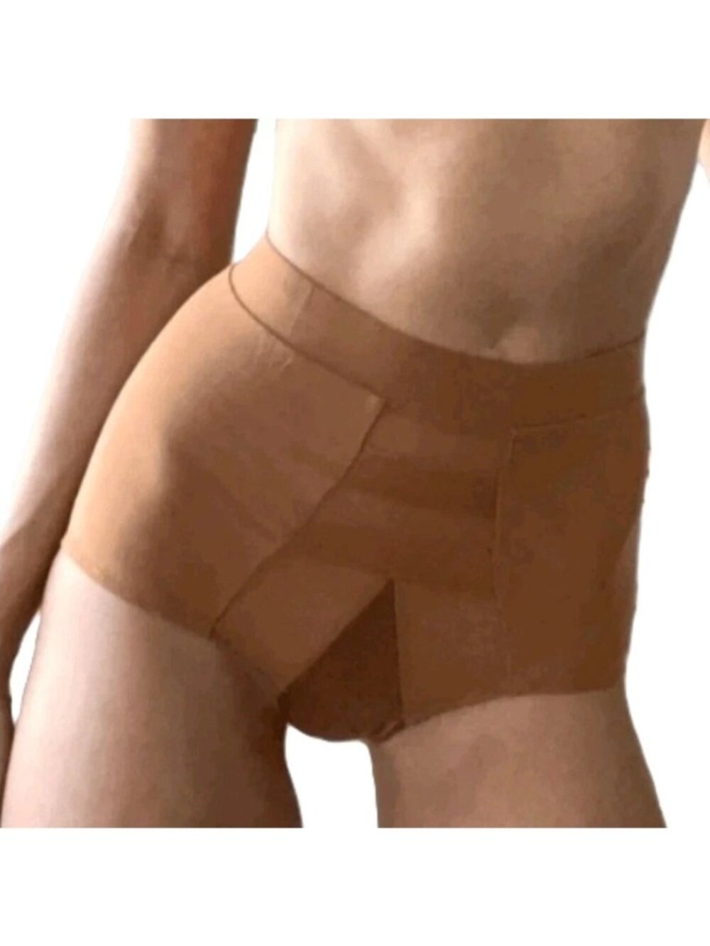 We Are HAH Hi Wasted Panty Brown Sugar Size Small #63048